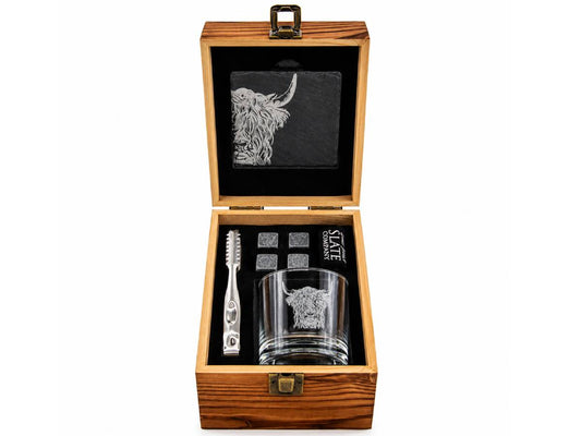 Selbrae House Highland Cow Drinks Set