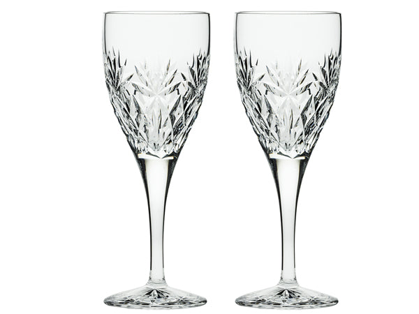 Royal Scot Crystal Kintyre Wine Glasses - Large / Pair