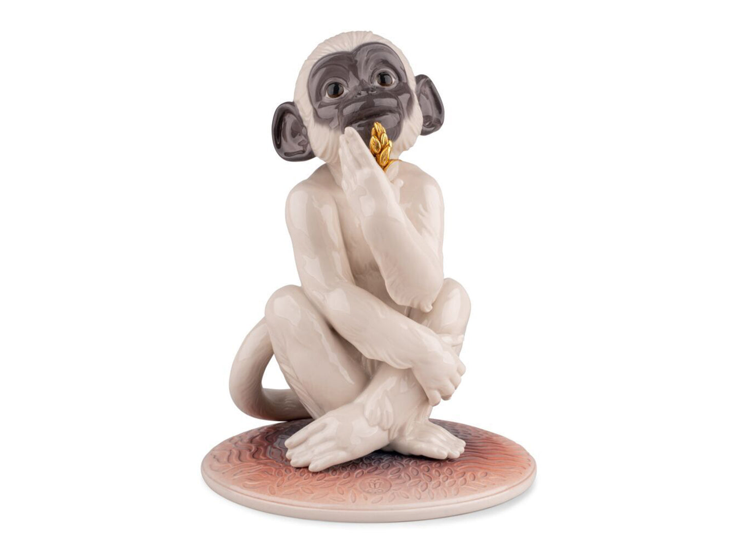 Lladro little monkey porcelain figurine