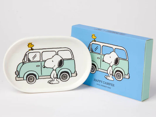Magpie Peanuts Snoopy Trinket Tray - Camper
