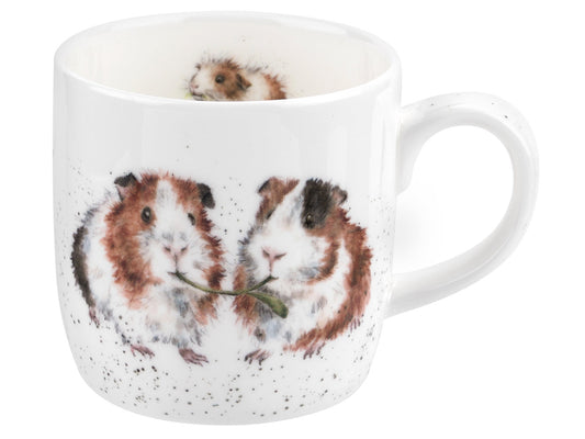 Guinea Pigs Eating Mug by Wrendale