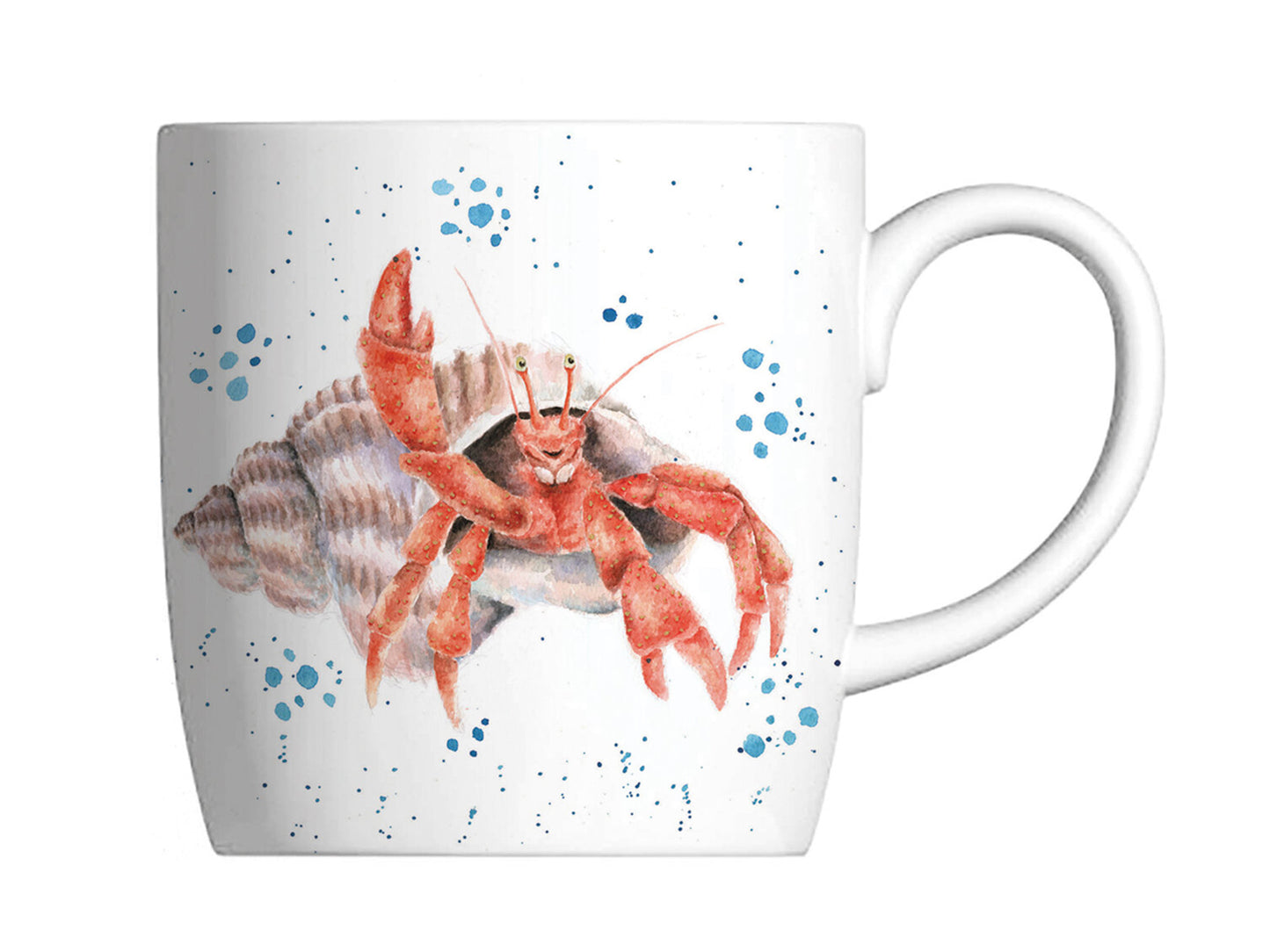 Royal Worcester Wrendale Mug - The Happy Crab / Hermit Crab