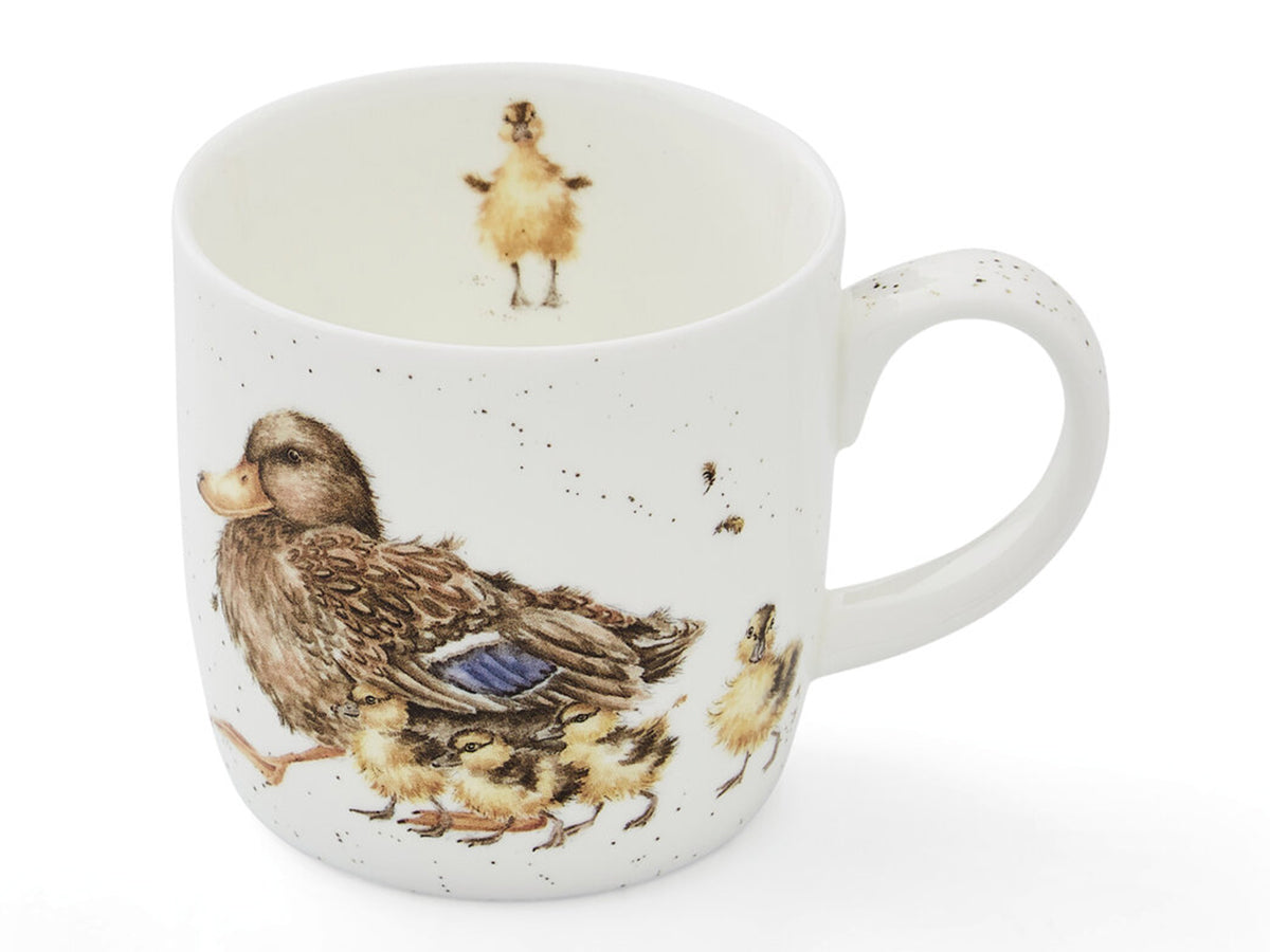 Royal Worcester Wrendale Mug - Room for a Small One / Duck & Ducklings