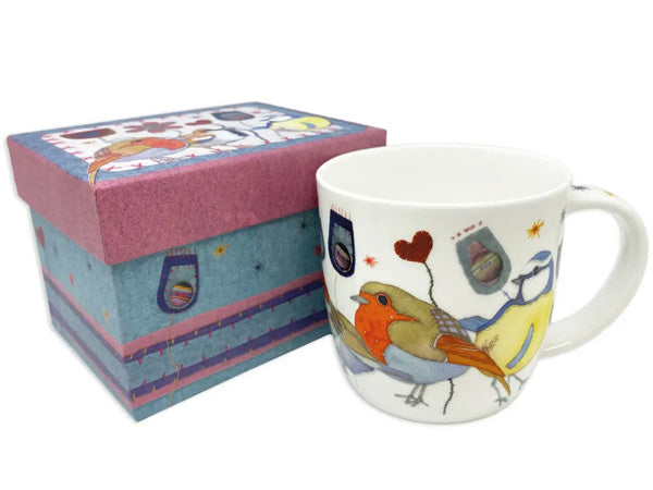 Presented in an exquisite gift box, this fine bone china mug is an ideal choice for gifting or as a delightful personal indulgence.  Dishwasher & Microwave Safe Capacity of 350ml Height 8.5 cm Diameter 9 cm