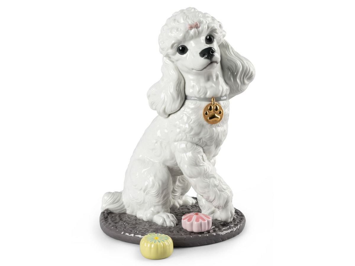 Lladro Poodle with Mochis