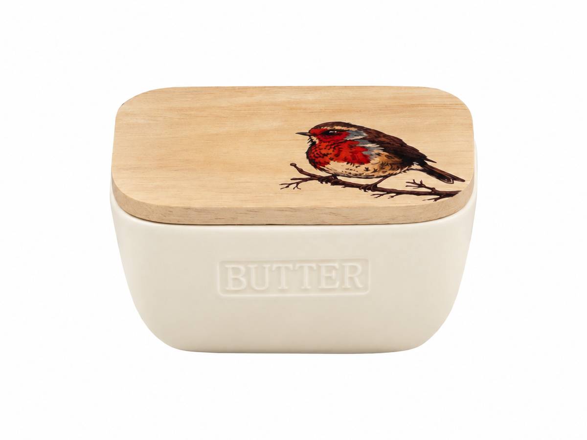 Selbrae House Robin Butter Dish