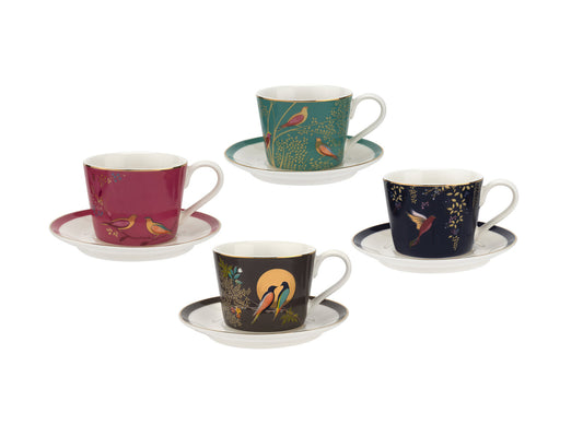 Sara Miller London Chelsea Collection Espresso Cups & Saucers - Set of 4