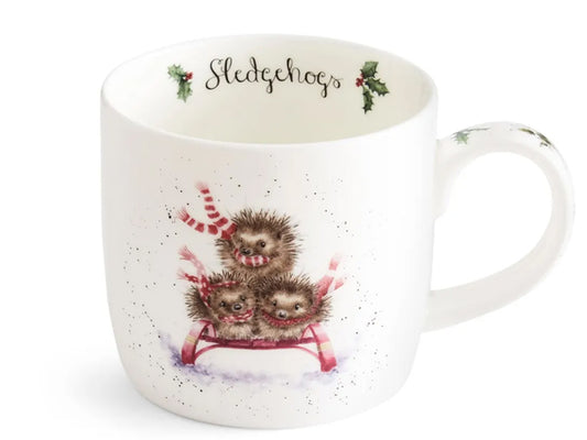 Royal Worcester Wrendale - Sledgehogs Mug