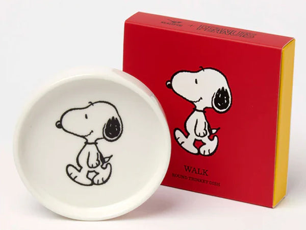 Magpie Peanuts Round Walk Snoopy Trinket Tray