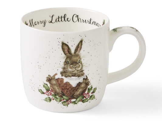 Royal Worcester Wrendale Christmas Collection Mug - Merry Little Christmas