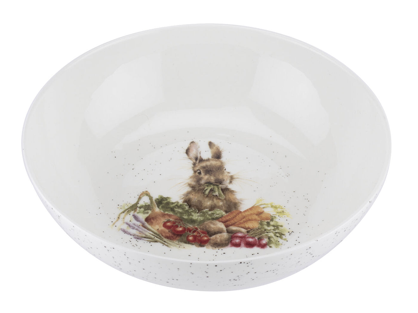 Royal Worcester Wrendale 10" Salad Bowl - Grow Your Own / Rabbit