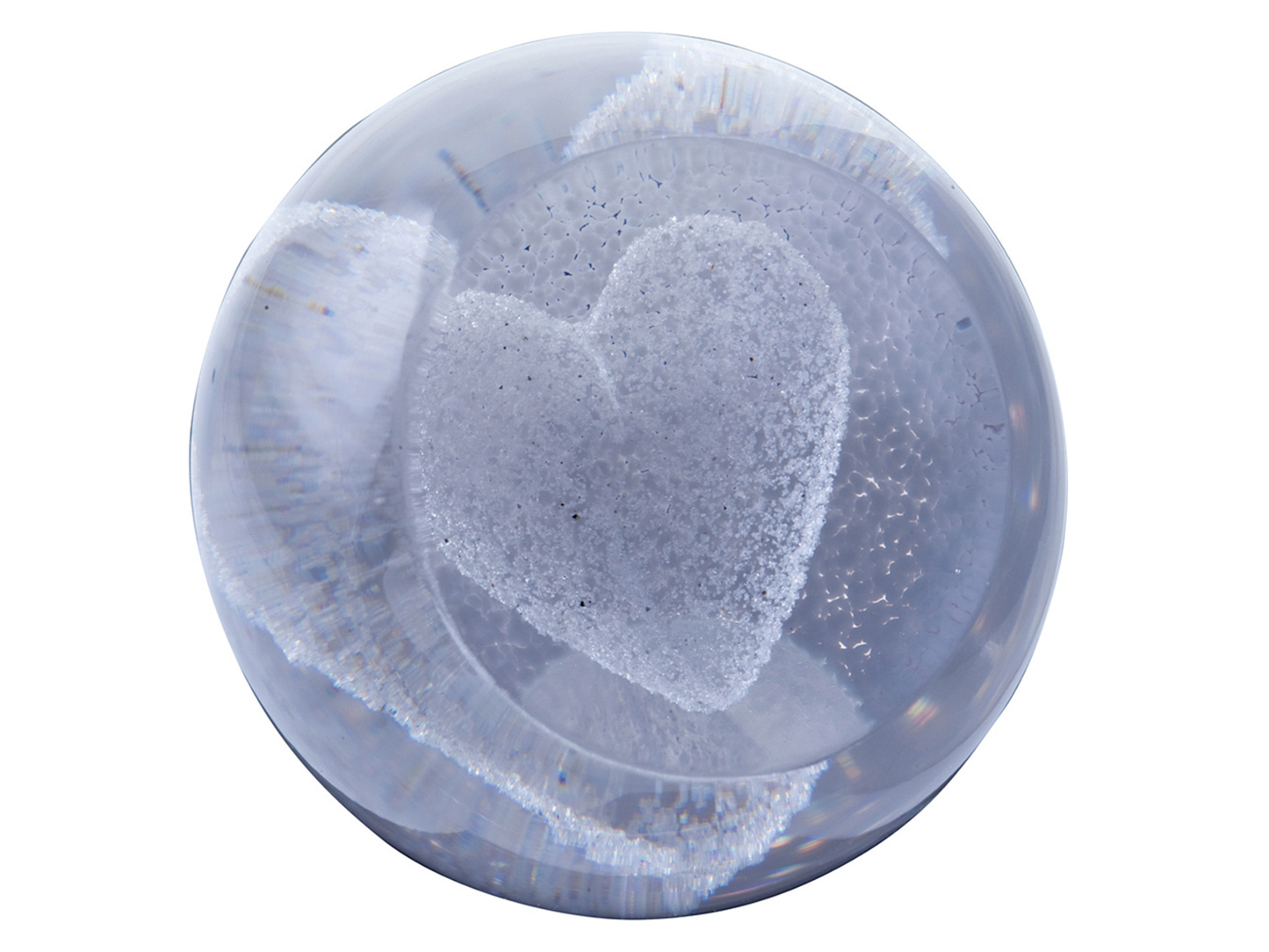 Caithness Special Moments Silver Hearts Paperweight