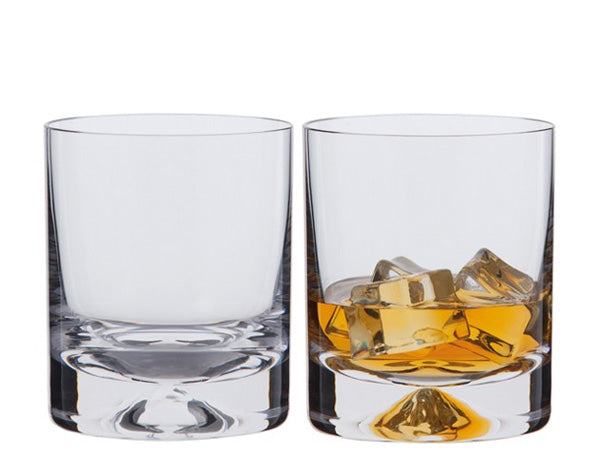 Old Fashioned whisky tumblers by dartington suitable for a small glass of spirits