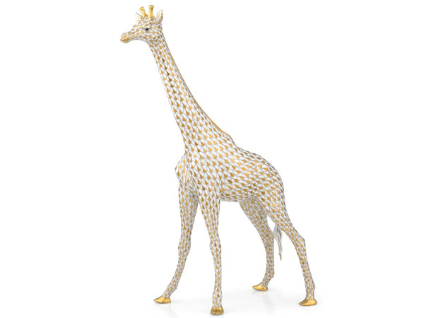 Herend Large Giraffe Porcelain Figurine