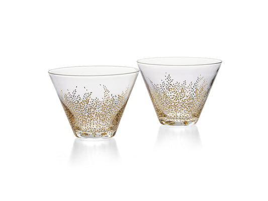 Sara Miller London Chelsea Collection Glass Bowls - Set of 2