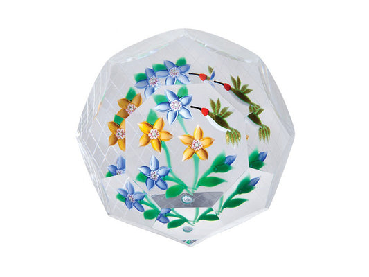 Caithness Lampwork Hummingbird Paperweight