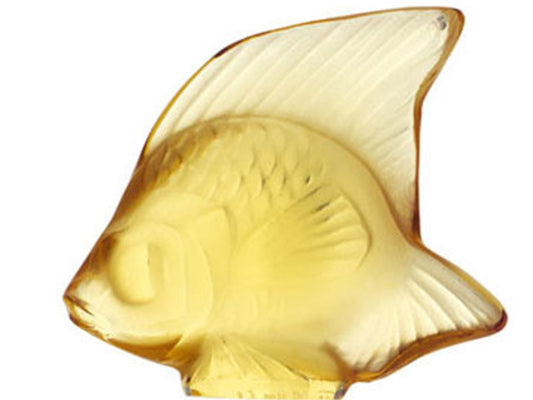 Lalique Fish Seal - Gold