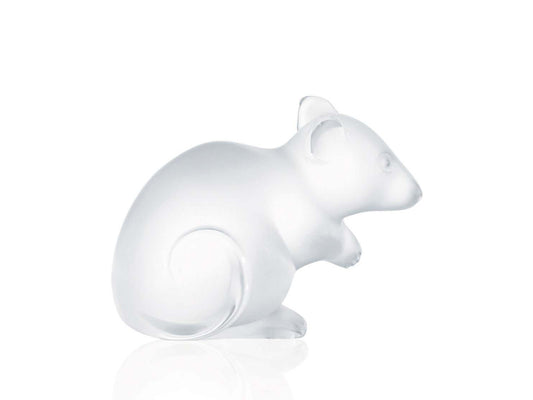 Lalique Mouse Figure - Clear