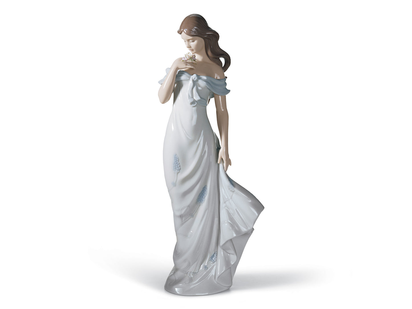 Lladro A Flower's Whisper - Lady Figurine