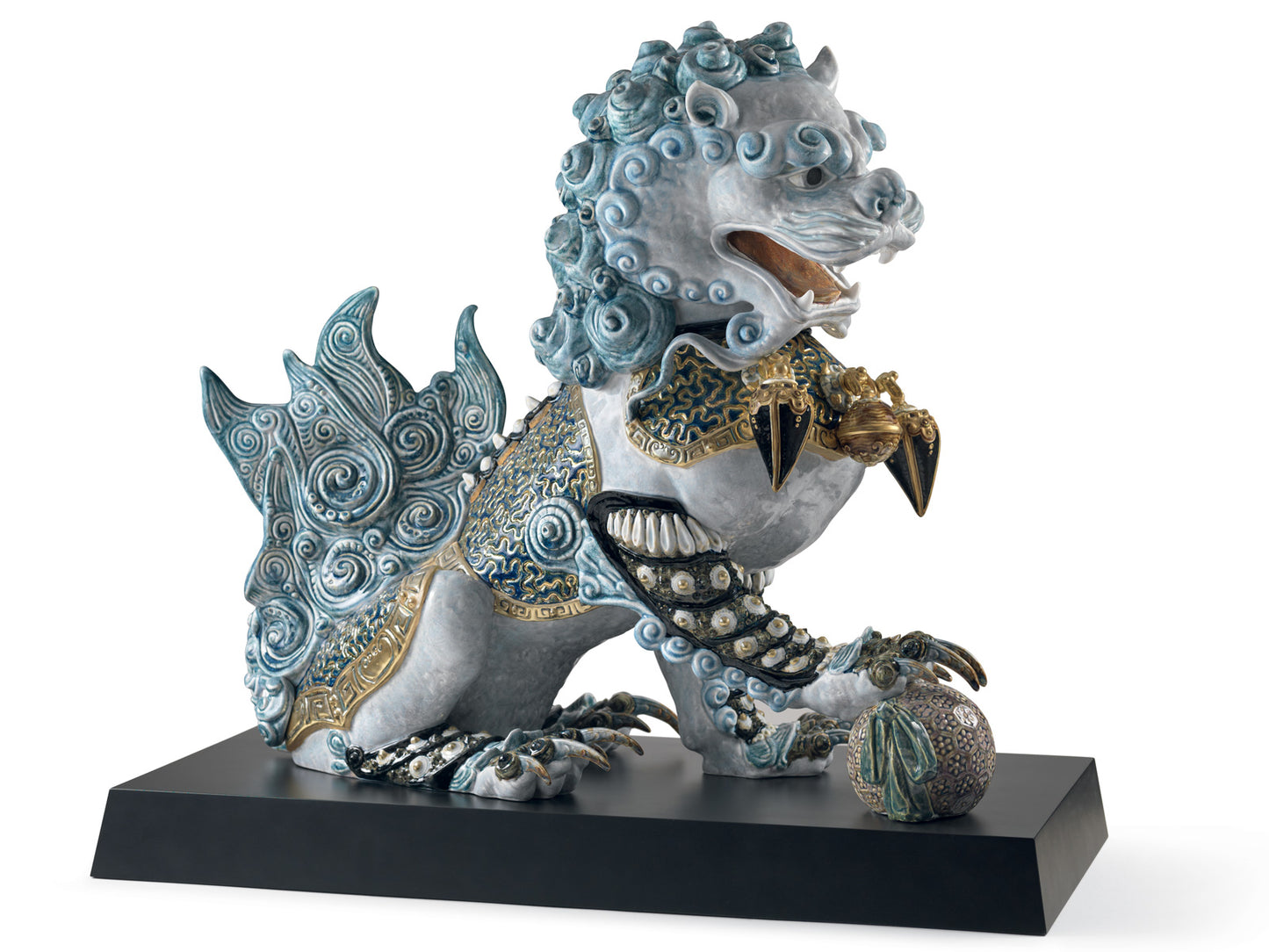 Lladro Guardian Lion - Blue (Limited Edition of 188)