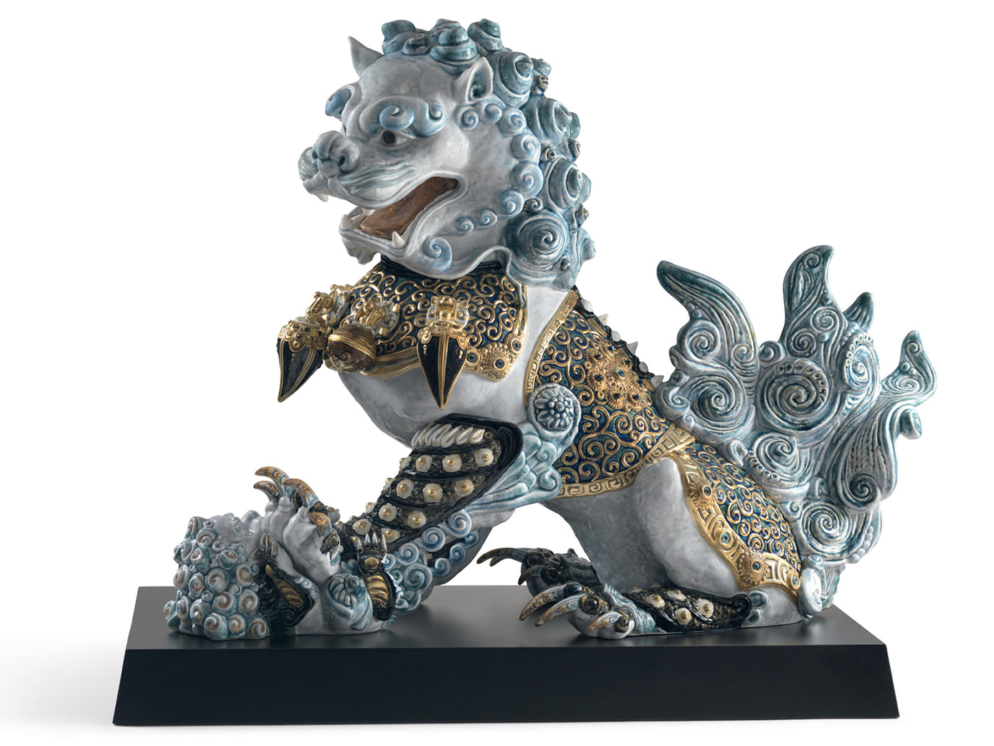 Lladro Guardian Lioness - Blue (Limited Edition of 188)