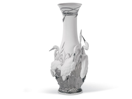 Lladro Herons' Realm Vase - Re-Deco