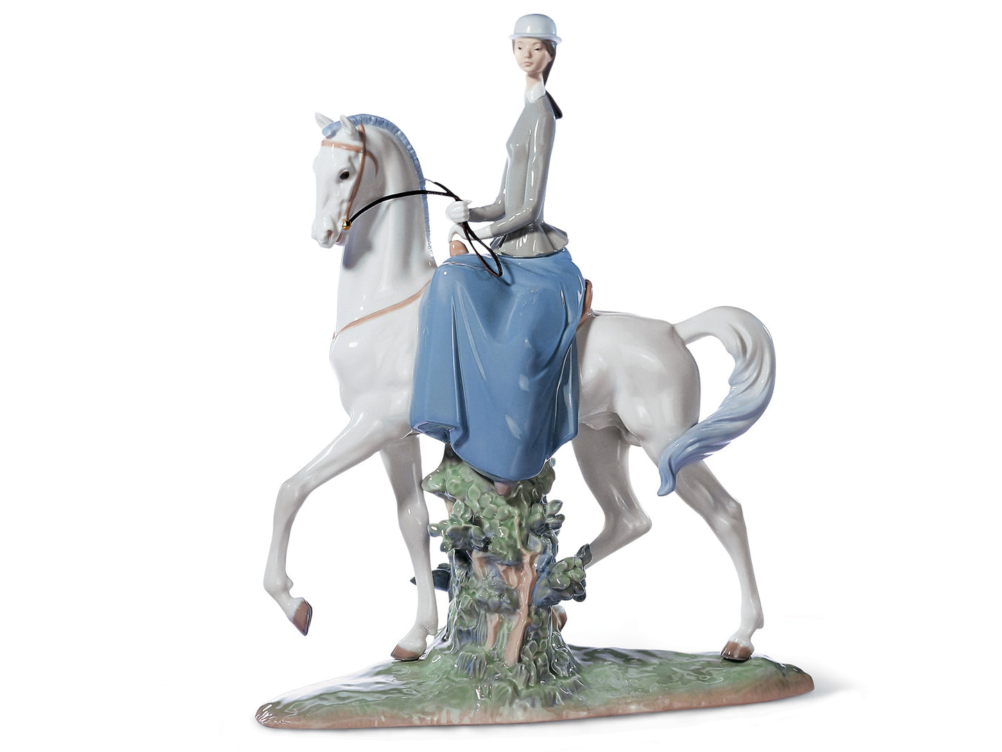 Lladro Woman On Horse