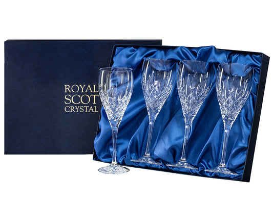 Royal Scot Crystal London Wine Glasses - Large / Set of 4