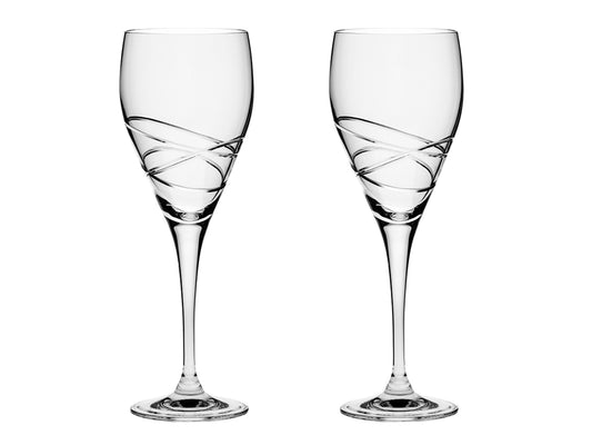 Royal Scot Crystal Skye Tall Wine Glasses - Large Pair