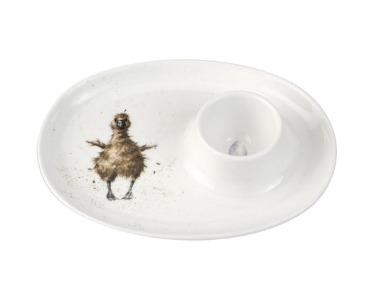 Royal Worcester Wrendale Egg Saucer - Duckling